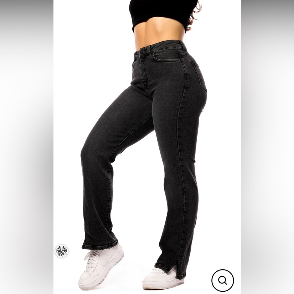 FITJEANS Straight Leg - Grey